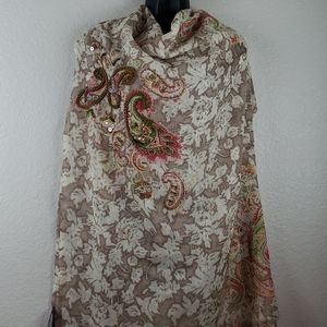 Charming Pop | Women's Wool/Silk Scarf Wrap
